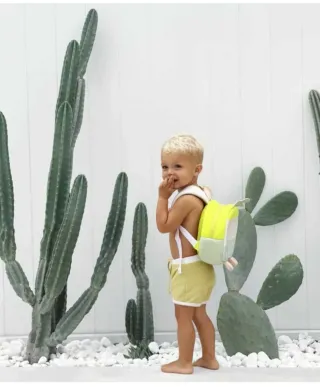 Mochila Infantil Furgoneta - Verde Amarillo