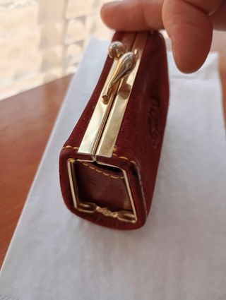 Monedero Loewe rojo vintage 