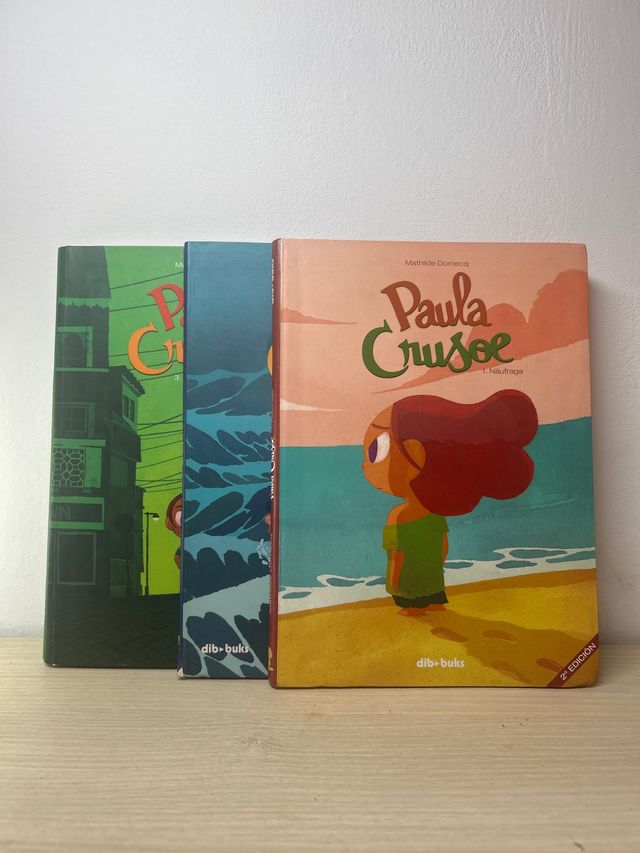 Paula Crusoe, pack de 3 libros de su colección.