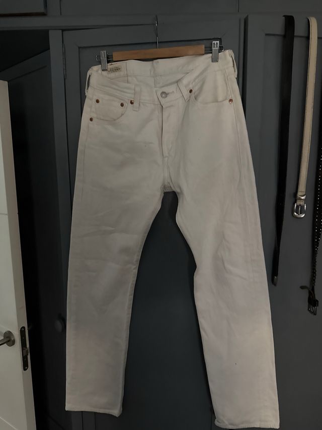 Levi's 501 blanco
