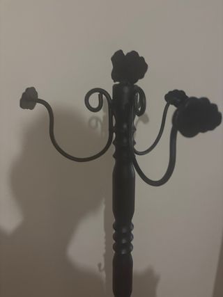 Perchero negro - forja