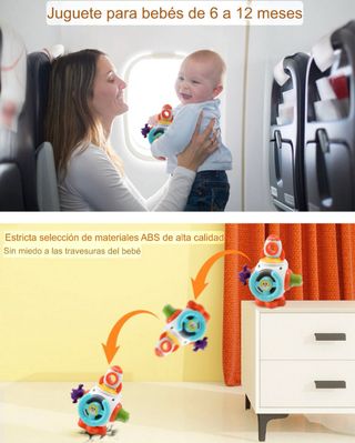 Cubo sensorial Montessori bebé. PRECINTADO