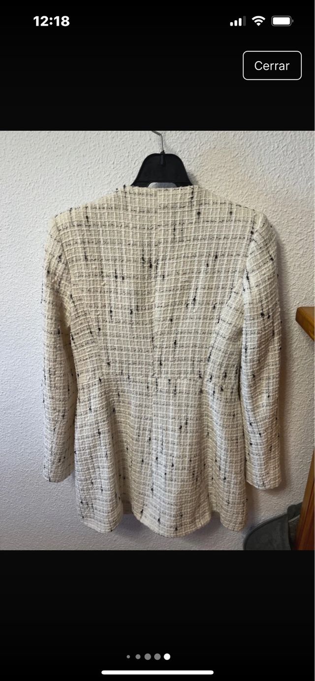 Chaqueta Zara blanca - Talla S