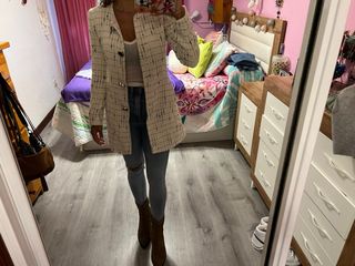 Chaqueta Zara blanca - Talla S