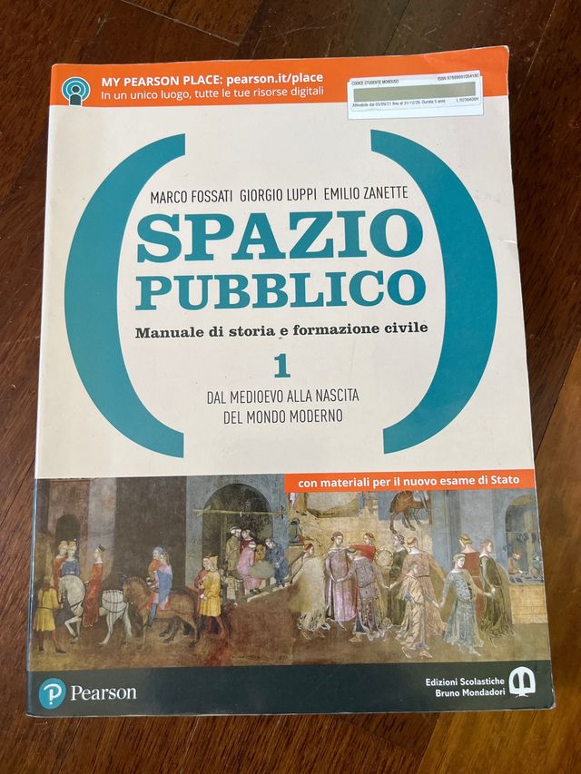 Spazio pubblico 1: Da Medioevo a mondo moderno.