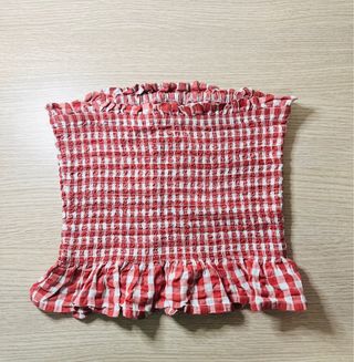 Top palabra de honor rojo blanco