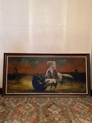 Cuadro vintage de rodeo