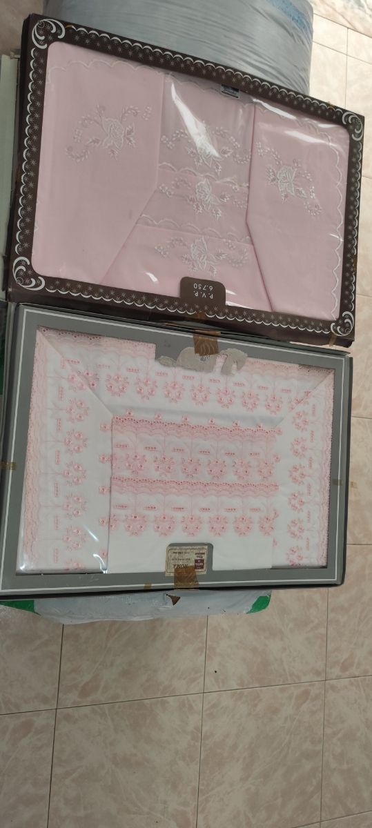 Sábanas Terlenka - Rosa y Blanco