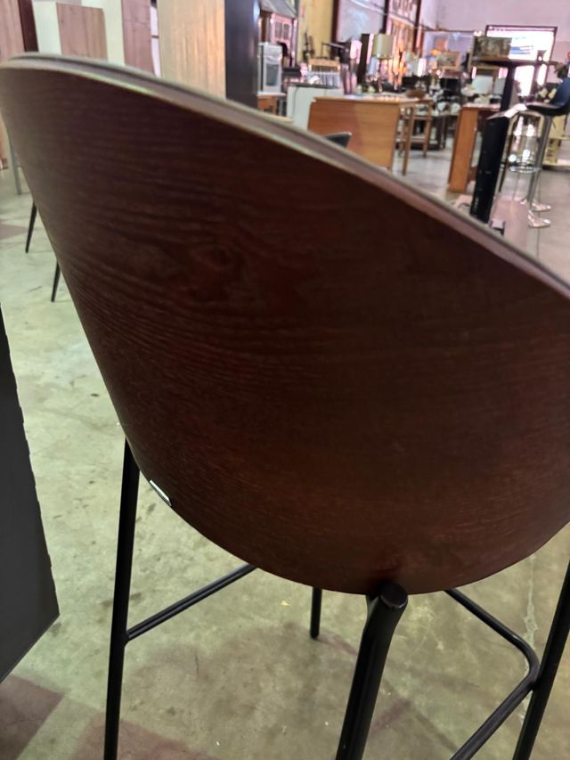 Taburete silla moderna gris