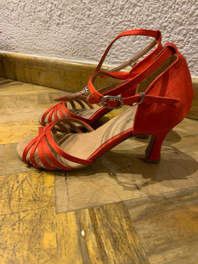 Sandalias baile rojas/ tango o salsa