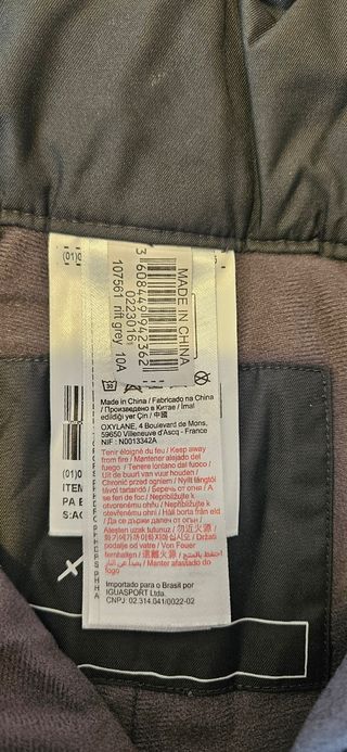 Pantalones esquí niño 10 años
