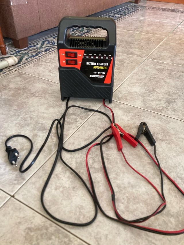 Cargador Batería Automático 8A 6V/12V