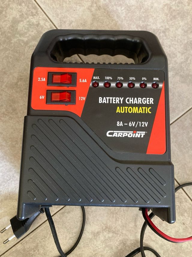 Cargador Batería Automático 8A 6V/12V