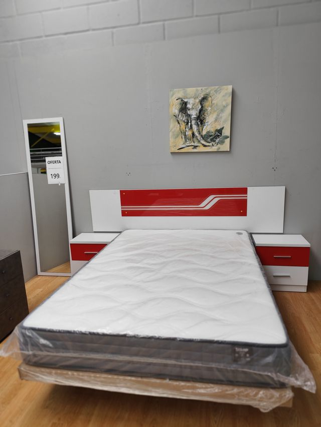 NUEVO CABECERO+ 2 MESITAS  Y ESPEJO ÚLTIMA UNIDAD