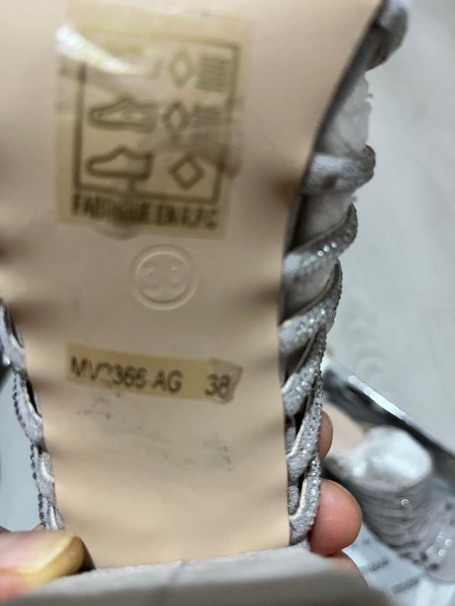 Sandalias Moom plateadas