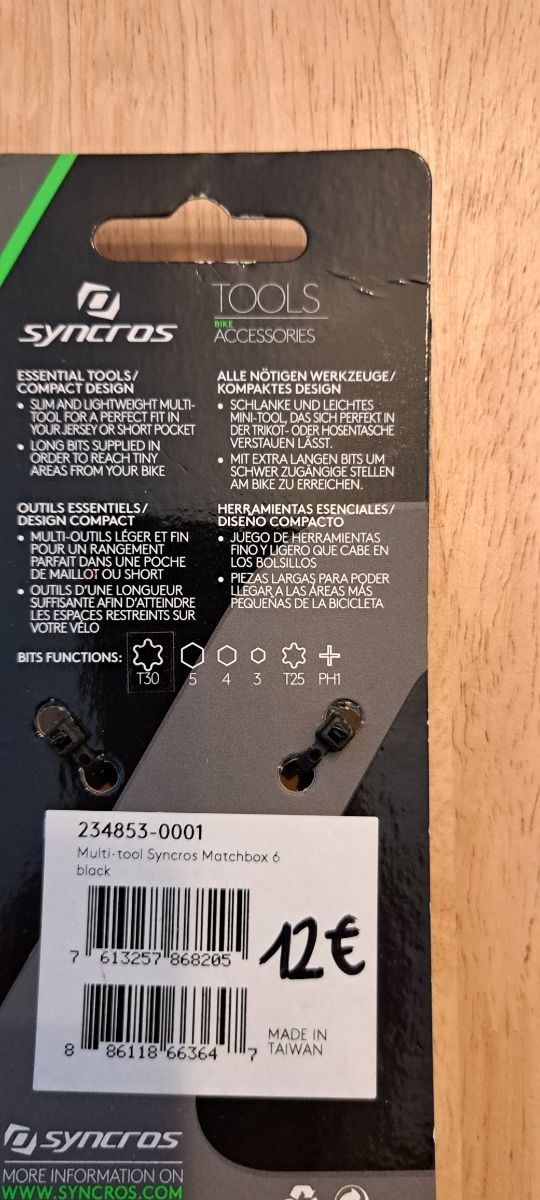 Kit ciclismo: Zefal Z Box + Syncros +CO2 16GR. VAR