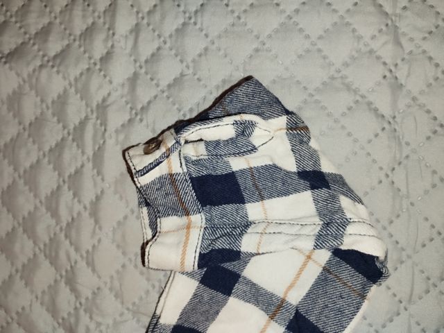 Camisa cuadros bebé H&M