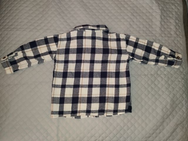 Camisa cuadros bebé H&M