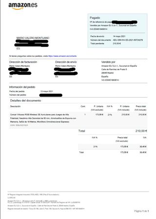 Corsair Virtuoso RGB Wireless SE - Color Espresso