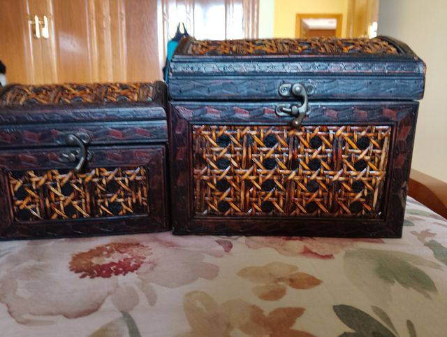 2 Cofres Decorativos Madera