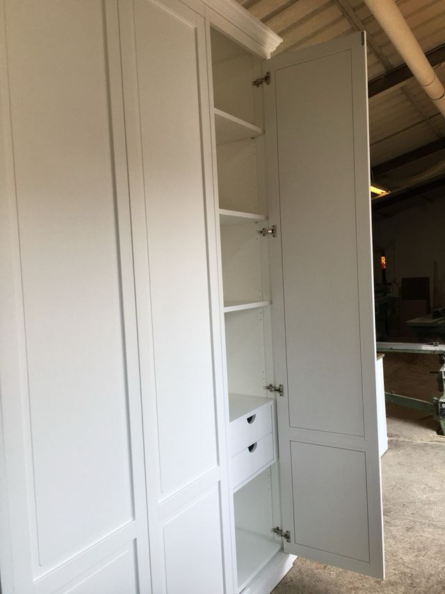 Armadio 3 ante bianco - MDF laccato