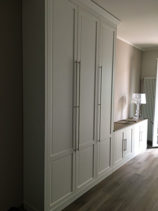 Armadio 3 ante bianco - MDF laccato