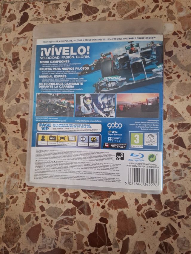 F1 2012 PS3 (PlayStation 3)