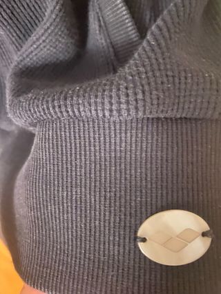 Felpa Arena nera cotone elasticizzato