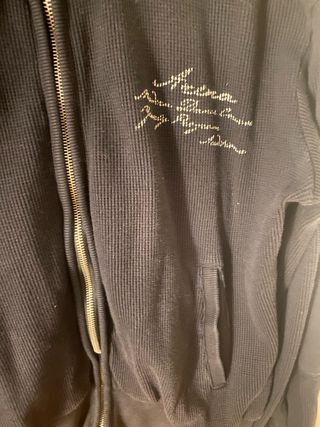 Felpa Arena nera cotone elasticizzato