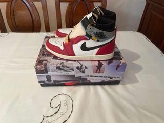 Air Jordan 1 High Union rojas y blancas