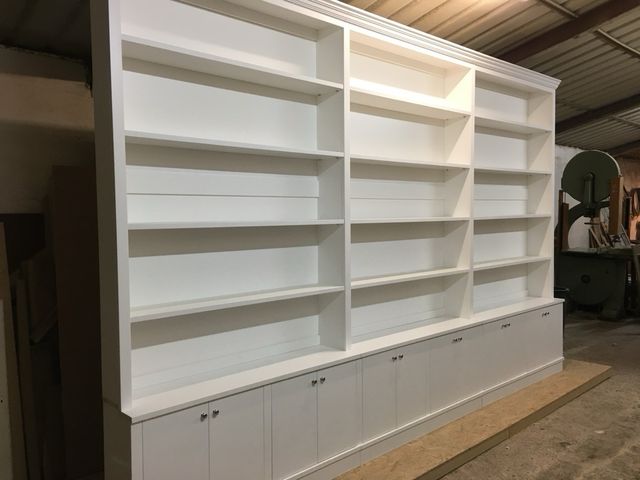 Libreria bianca in mdf