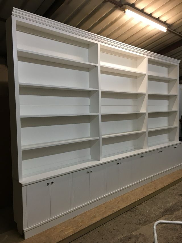 Libreria bianca in mdf