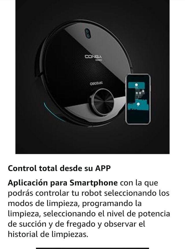 Cecotec Conga 3890 Titanium Robot Aspirador