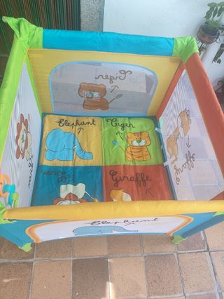 Parque infantil Olmitos plegable con mosquitera 