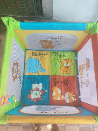 Parque infantil Olmitos plegable con mosquitera 