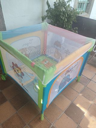 Parque infantil Olmitos plegable con mosquitera 