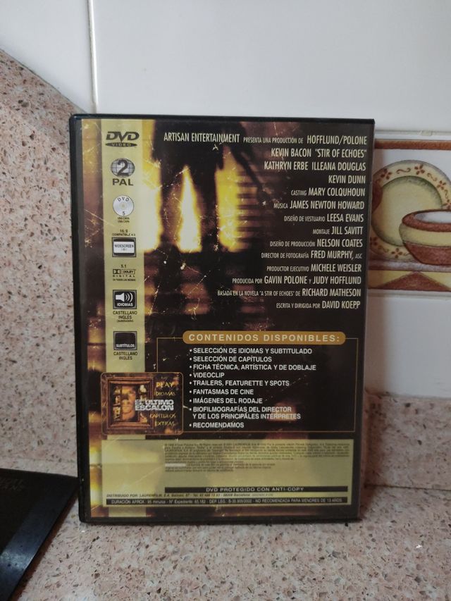 DVD El último escalón - Kevin Bacon