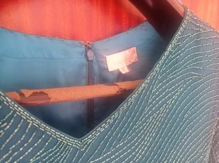 Traje madrina: elegante, turquesa