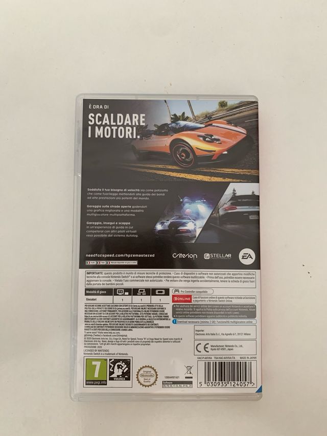Nintendo Switch - Need for Speed Hot Pursuit Remas