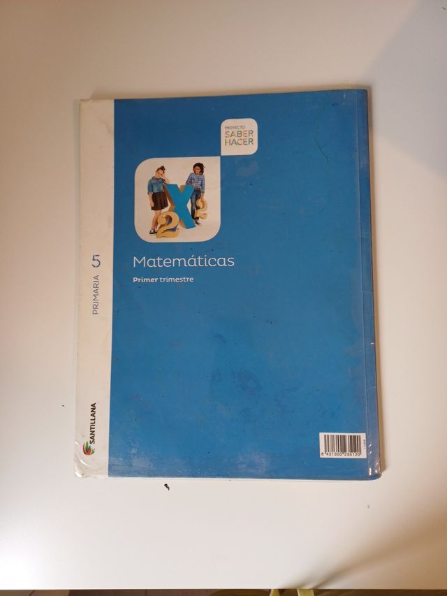 Libro matemáticas 5primaria 1trimestre