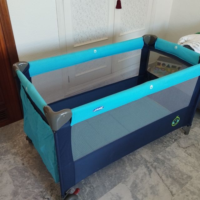 Parque cuna Jane, azul