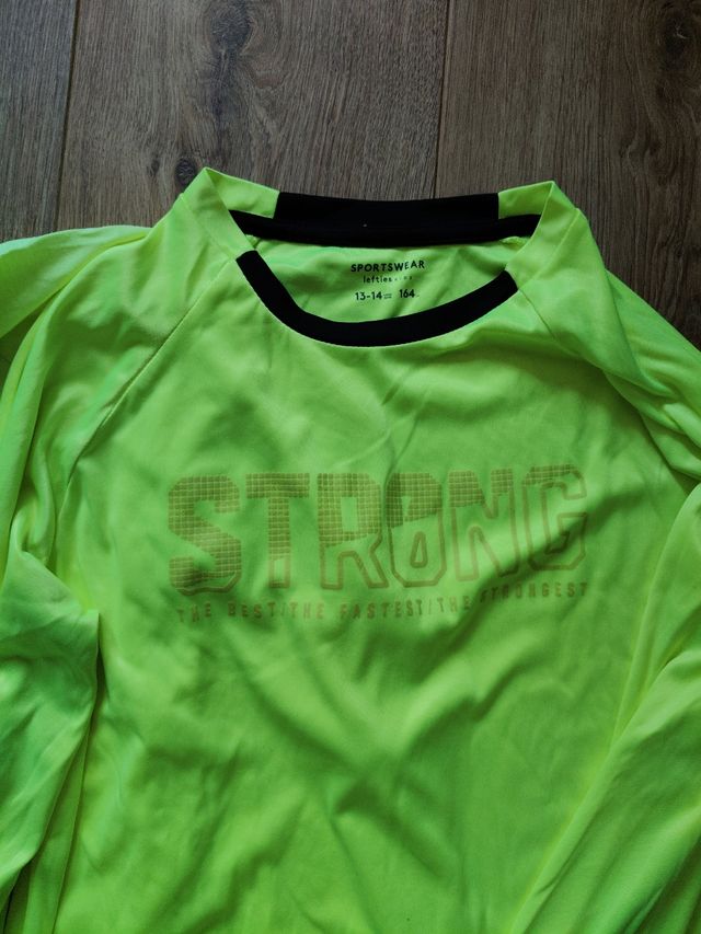 2 Camisetas Niño 13 años - Verde neón