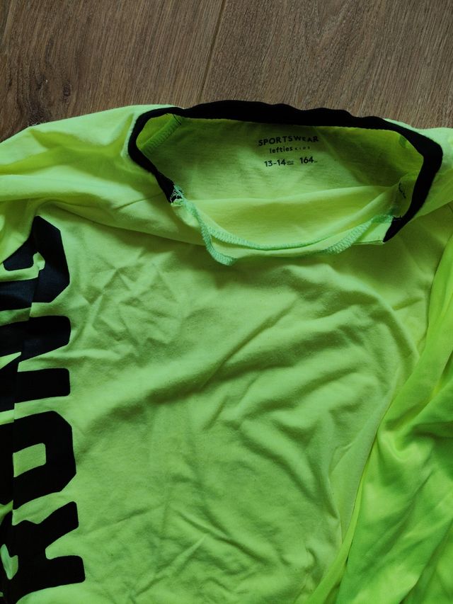 2 Camisetas Niño 13 años - Verde neón