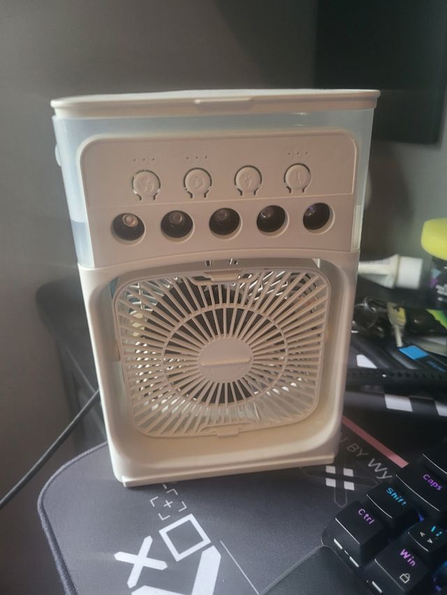 Ventilador-Humidificador Blanco