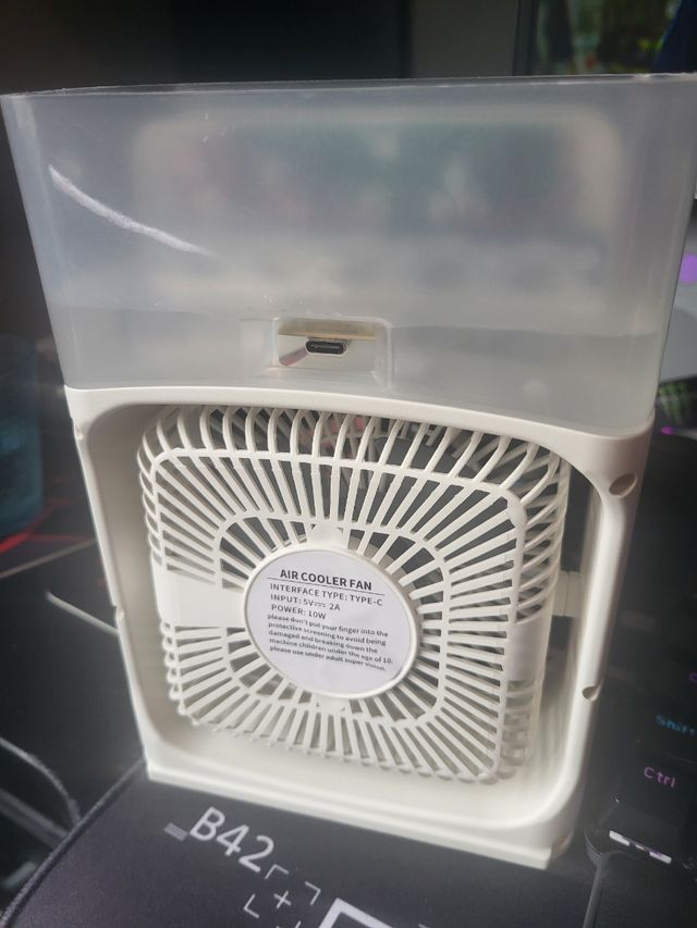 Ventilador-Humidificador Blanco