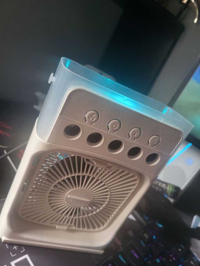 Ventilador-Humidificador Blanco
