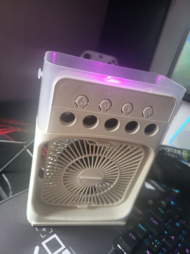 Ventilador-Humidificador Blanco