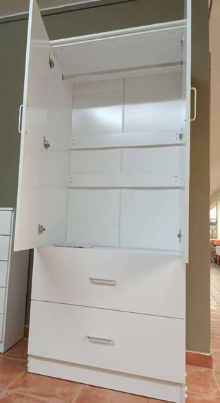 Armario 2 puertas blanco