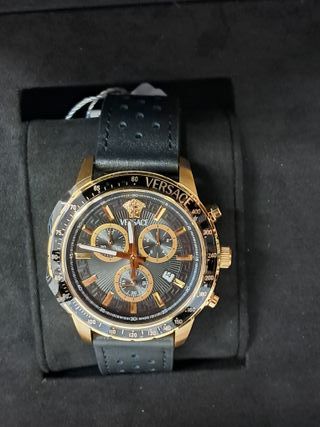 Reloj Versace Cronógrafo 44mm - Dorado y negro