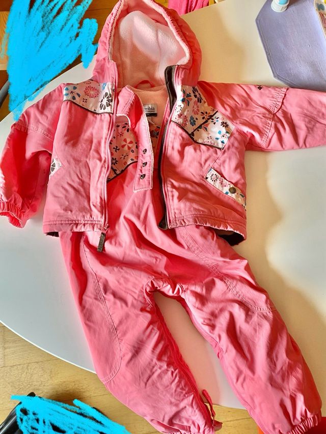 Mono Ski Columbia niña 3 años y botas preeski